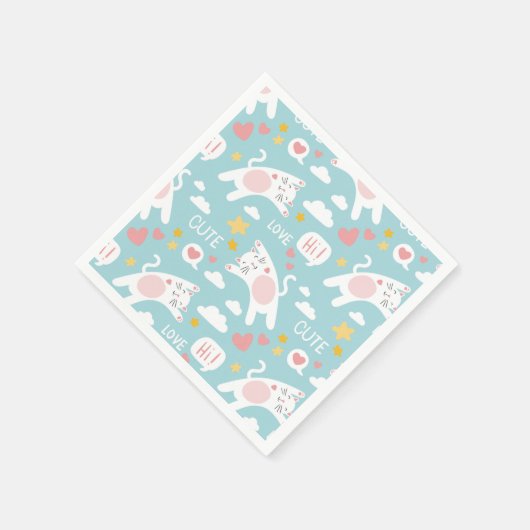 Katten Servet (Hoek)