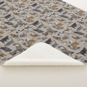 Katten 😺 😻 😽 sherpa deken (3/4)