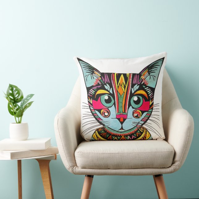 katten Sierkussen, kattenliefhebbers Sierkussen (Stoel)