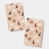 Katten silhouet badge (Voor- en achterkant)