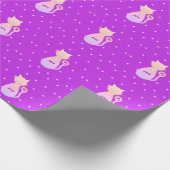 Katten Silhouet Cadeaupapier (Hoek)