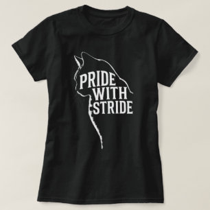Katten Silhouet Pride With Stride Schets T-shirt