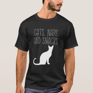 Katten Slaapjes En Hapjes Kitty Yoga Grappig Idee T-shirt