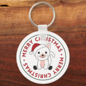 Katten Sleutelhanger met winterwinterwinterkatten (Voorkant)