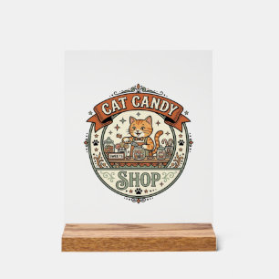 Katten Snoep Winkel Katten Snoep Winkel Katten Vin Acryl Bord