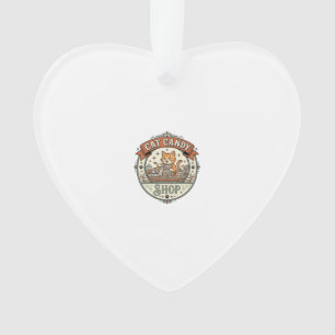 Katten Snoep Winkel Katten Snoep Winkel Katten Vin Ornament