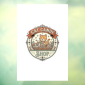 Katten Snoep Winkel Katten Snoep Winkel Katten Vin Raamsticker (Vel 3)