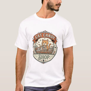Katten Snoep Winkel Katten Snoep Winkel Katten Vin T-shirt