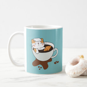Katten Spa met Koffie Koffiemok