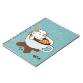 Katten Spa met Koffie Notitieboek (Linkerzijde)