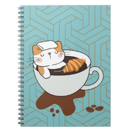 Katten Spa met Koffie Notitieboek