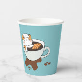 Katten Spa met Koffie Papieren Bekers (Voorkant)