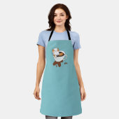 Katten Spa met Koffie Schort (Gedragen)