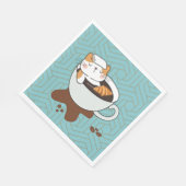 Katten Spa met Koffie Servet (Hoek)