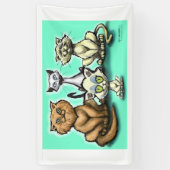 Katten Spandoek (Verticaal)
