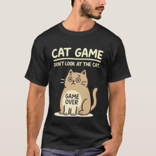 Katten spel is voorbij Grappige katteneigenaar Gra T-shirt