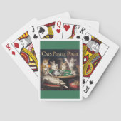 Katten spelen kaarten (Achterkant)