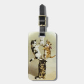 katten spelen Kittens, Humor Bagagelabel (Voorkant verticaal)