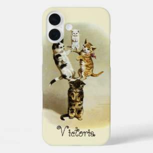  katten spelen Kittens, Humor iPhone 16 Plus Hoesje
