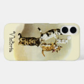  katten spelen Kittens, Humor Case-Mate iPhone Case (Achterkant (horizontaal))