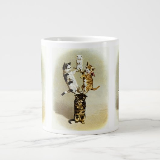  katten spelen Kittens, Humor Grote Koffiekop (Voorkant)
