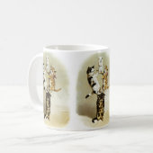 katten spelen Kittens, Humor Koffiemok (Voorkant links)