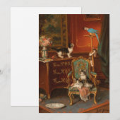 Katten spelen met een papegaai | Jules Le Roy (Voorkant / Achterkant)