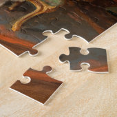 Katten spelen met een papegaai | Jules Le Roy Legpuzzel (Zijkant)