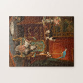 Katten spelen met een papegaai | Jules Le Roy Legpuzzel (Horizontaal)