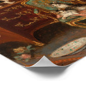 Katten spelen met een papegaai | Jules Le Roy Poster (Hoek)