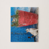 Katten spelen rond, Rabat, Marokko Legpuzzel (Verticaal)