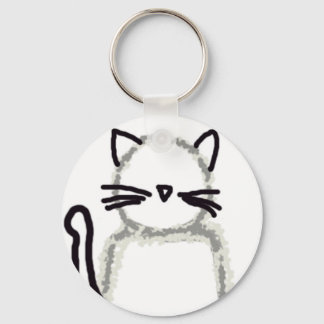 Katten spook avatar sleutelhanger
