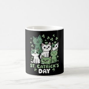 Katten St. Patrick's Dag Grappige Catrick's Dag Koffiemok
