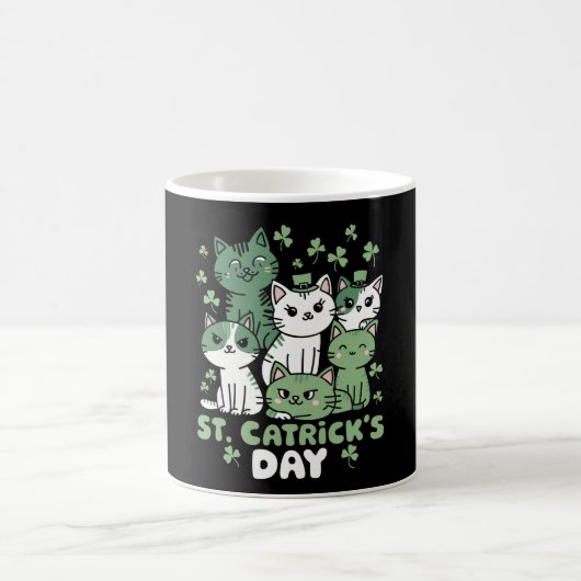 Katten St. Patrick's Dag Grappige Catrick's Dag Koffiemok (Center)