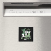 Katten St. Patrick's Dag Grappige Catrick's Dag Magneet (Insitu (Vaatwasser))