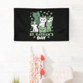Katten St. Patrick's Dag Grappige Catrick's Dag Spandoek (Insitu)