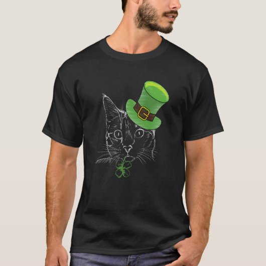 Katten St. Patrick's Dag T-shirt (Voorkant)