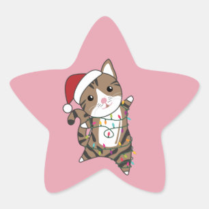Katten Star Sticke Ster Sticker