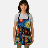 Katten staren schort (Insitu)