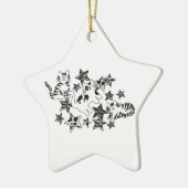 Katten & sterren ~ Ornament (Links)