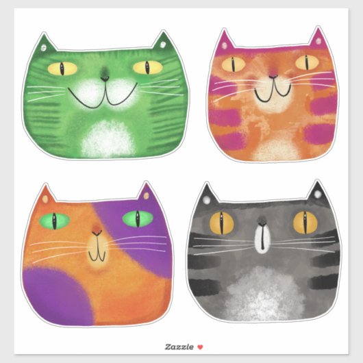 Katten Sticker (Vel)