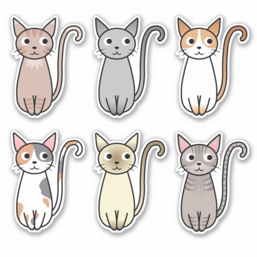 katten sticker (Voorkant)
