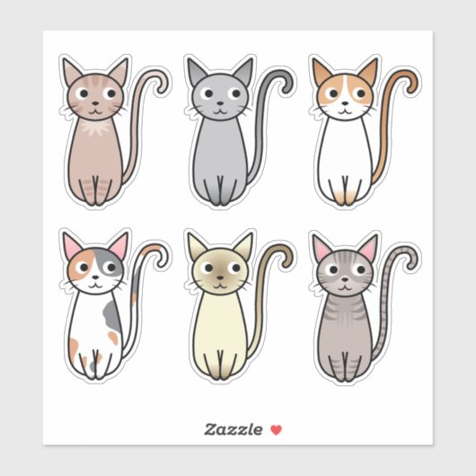 katten sticker (Vel)