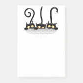 Katten Stout, Speels en Grappige Karakters Post-it® Notes (Voorkant)