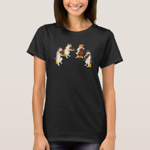 Katten String Quartet Violin Viola Cello Musician  T-shirt