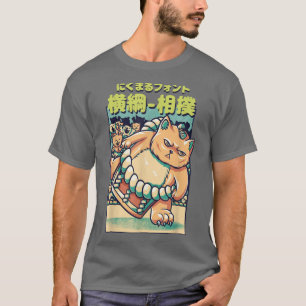 Katten Sumo Wrestler Japans T-shirt