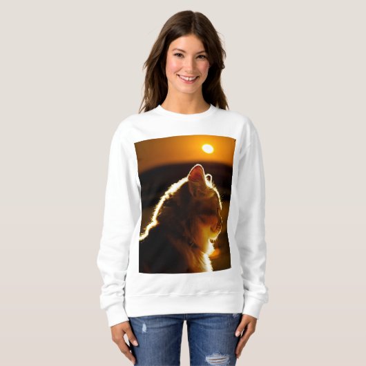 Katten Sunset Trui (Voorkant volledig)