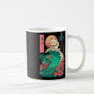 Katten surfen Japans _1 Koffiemok