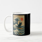 Katten surfen Japans Koffiemok (Links)