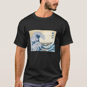 Katten Surfen op Japanse Grote Golf van Kanagawa G T-shirt